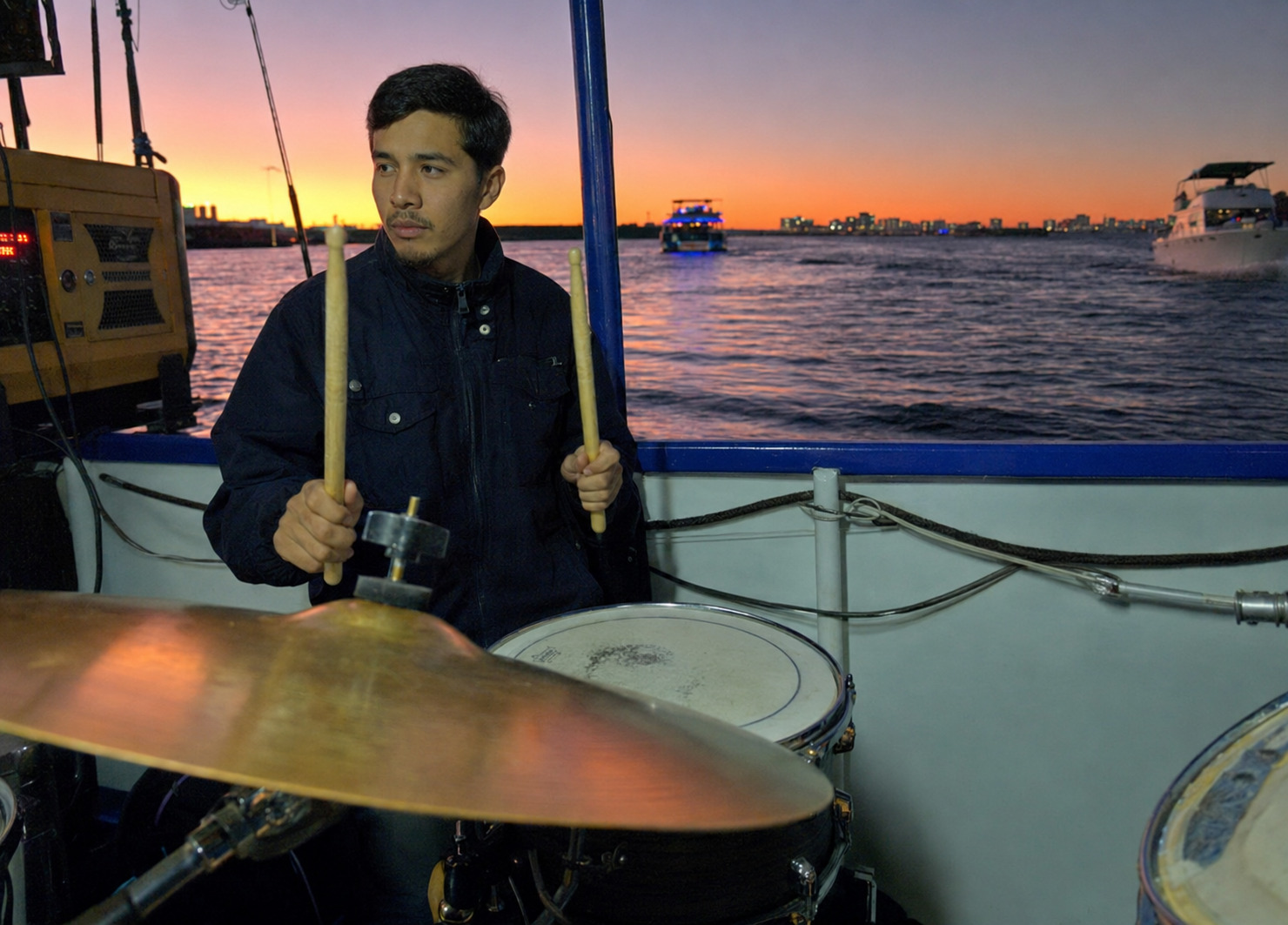 Música en vivo a bordo